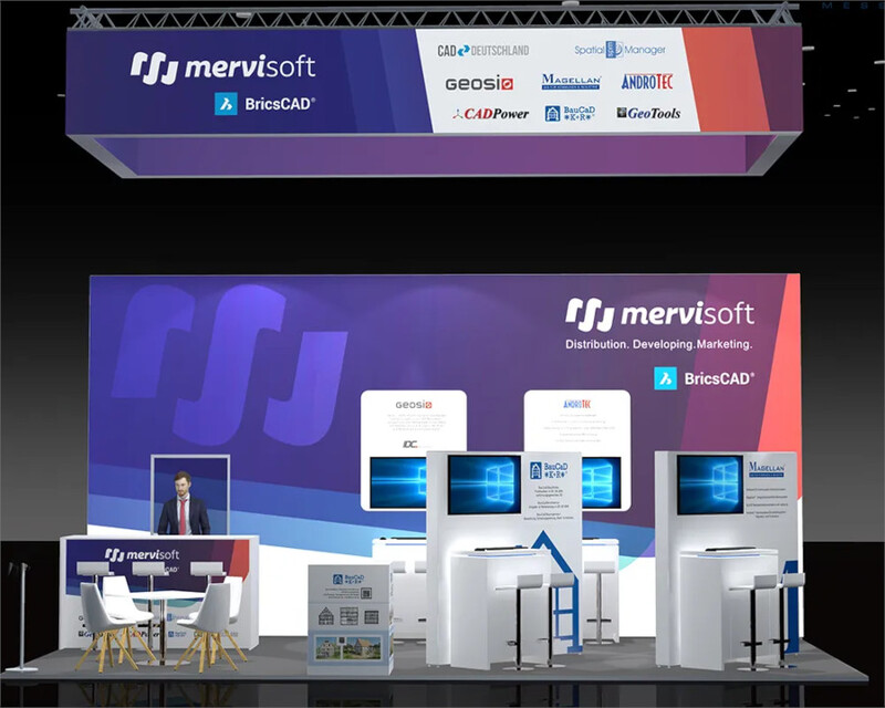 Messestand von Mervisoft
