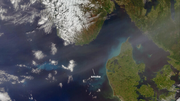 Satellitenaufnahme von Kanada