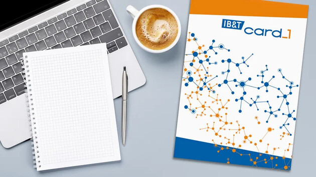 Logo von IB&T auf Unterlagen