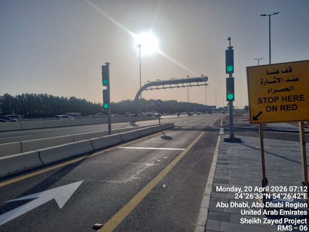 Autobahn in Abu Dhabi