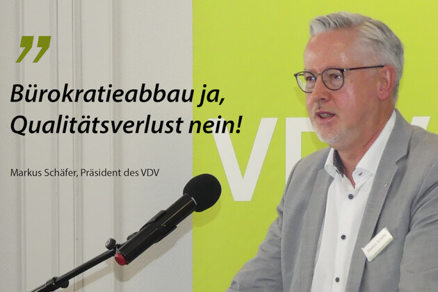 Dipl.-Ing. Markus Schäfer, Präsident des VDV