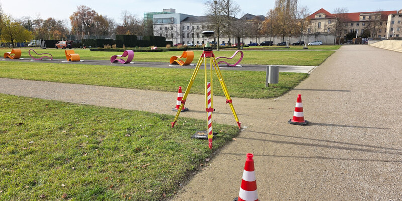 Prüffeld im Neuen Lustgarten in Potsdam