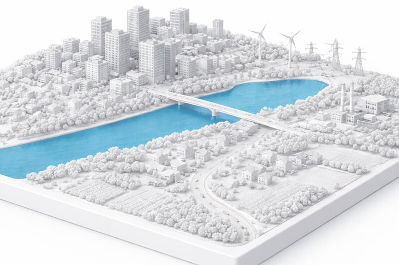 Symbolbild - Darstellung einer Stadt 