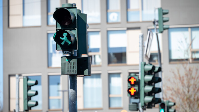 Grünes Ampelmännchen