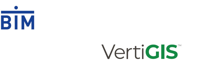 Logos von BIM und VertiGIS